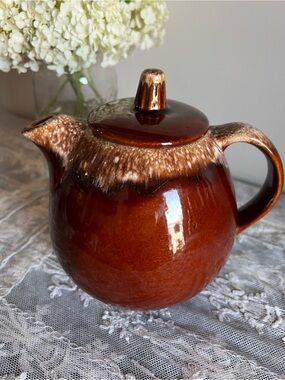 Vintage Hull Pottery Stoneware Teapot